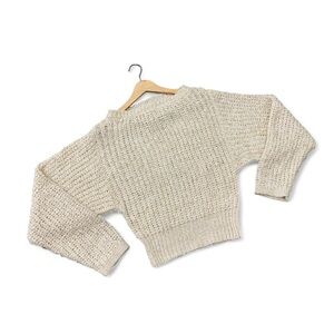 Ramy Brook Cream Knit Sweater NWT